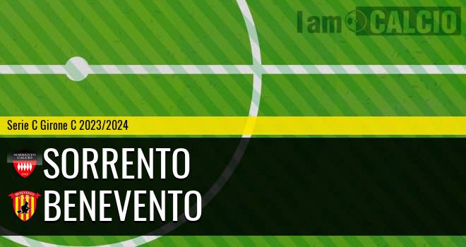Sorrento 1945 - Benevento 0-1. Cronaca Diretta 21/10/2023