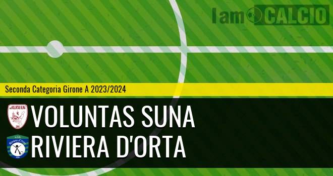 Voluntas Suna - Riviera d'Orta 1-1. Cronaca Diretta 30/11/2023
