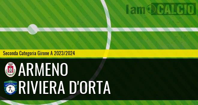 Armeno - Riviera d'Orta 1-0. Cronaca Diretta 28/04/2024