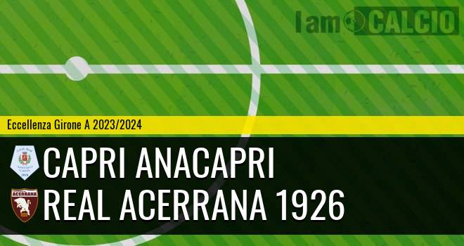 Capri Anacapri - Real Acerrana 1926