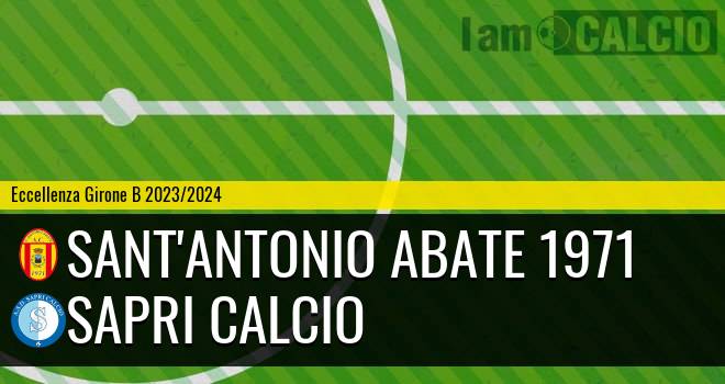 Sant'Antonio Abate 1971 - Sapri Calcio