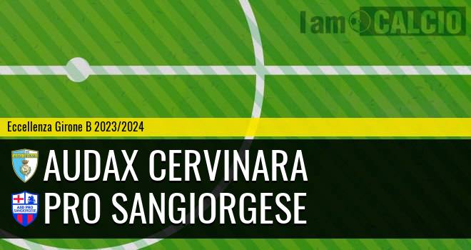 Audax Cervinara - Pro Sangiorgese