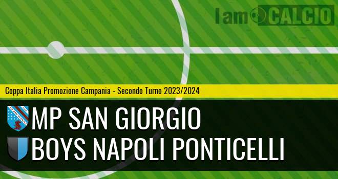 MP San Giorgio - Boys Napoli Ponticelli