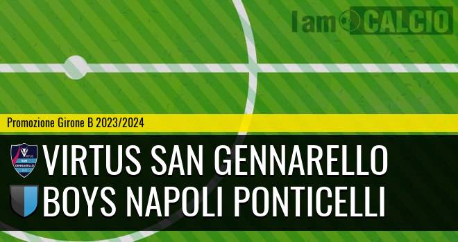 Virtus San Gennarello - Boys Napoli Ponticelli