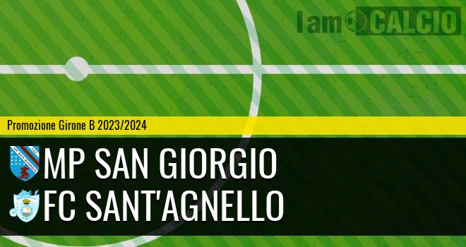 MP San Giorgio - FC Sant'Agnello