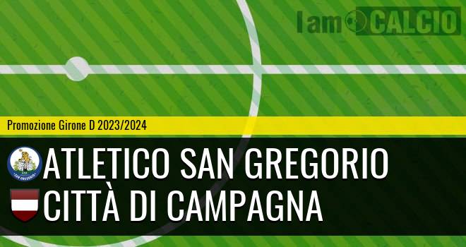 Atletico San Gregorio - Città di Campagna
