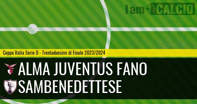 Alma Juventus Fano - Sambenedettese