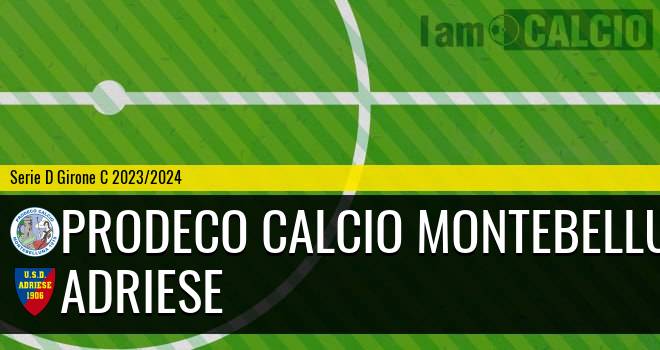 Prodeco Calcio Montebelluna - Adriese