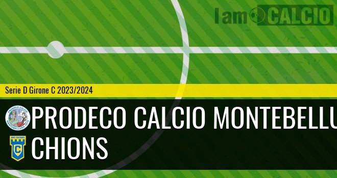 Prodeco Calcio Montebelluna - Chions