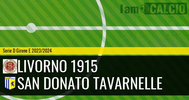 Livorno 1915 - San Donato Tavarnelle