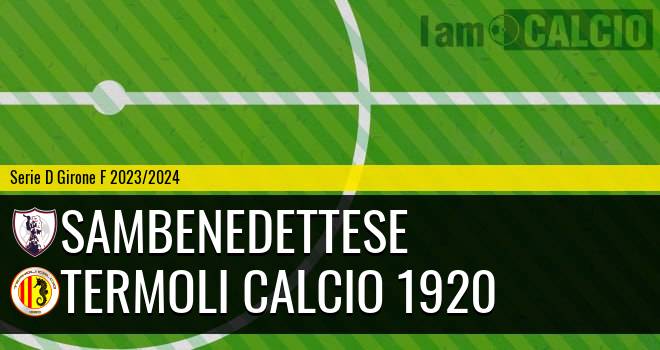 Sambenedettese - Termoli Calcio 1920