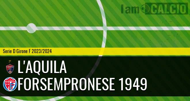 L'Aquila - Forsempronese 1949