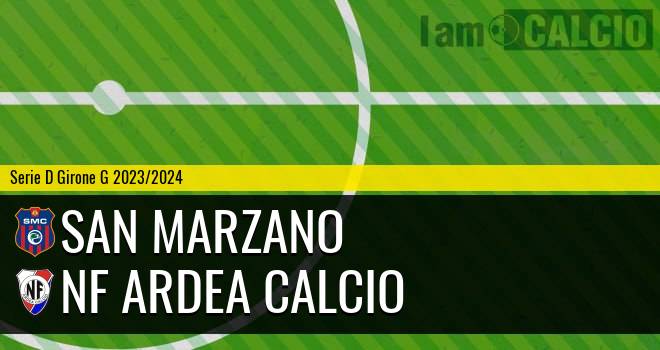 San Marzano - NF Ardea Calcio