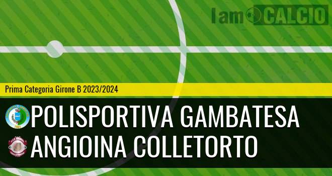 Polisportiva Gambatesa - Angioina Colletorto