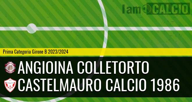 Angioina Colletorto - Castelmauro Calcio 1986
