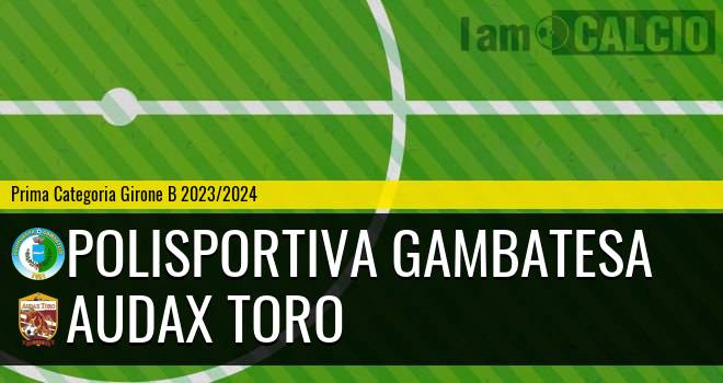 Polisportiva Gambatesa - Audax Toro