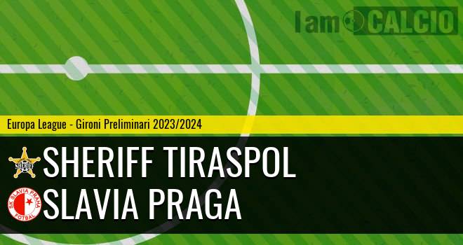 Sheriff Tiraspol - Slavia Praga
