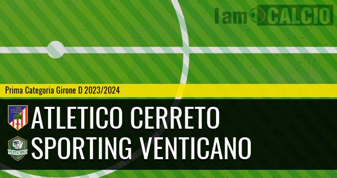 Union Cerreto Sannita - Sporting Venticano