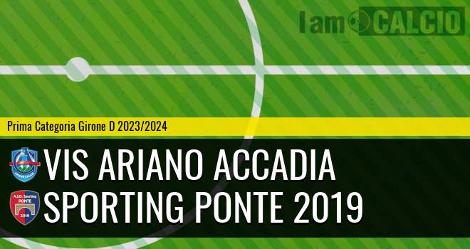 Vis Ariano Accadia - Sporting Ponte 2019