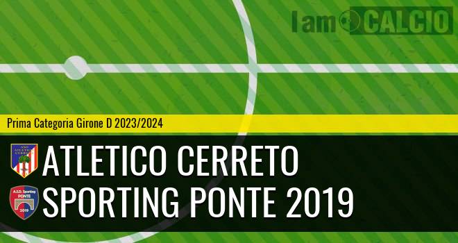 Union Cerreto Sannita - Sporting Ponte 2019