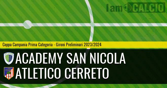 Academy San Nicola - Atletico Cerreto