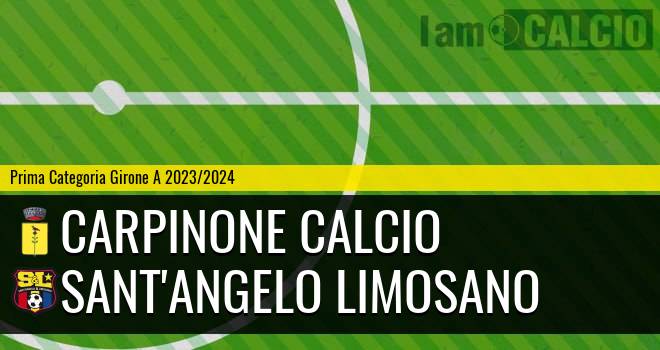 Carpinone Calcio - Sant'Angelo Limosano