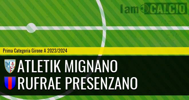 Atletik Mignano - Rufrae Presenzano