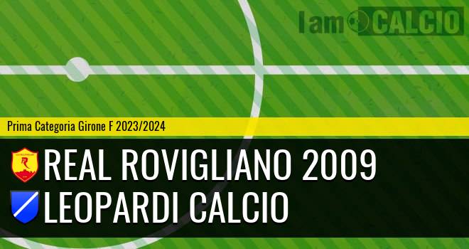 Real Rovigliano 2009 - Leopardi Calcio