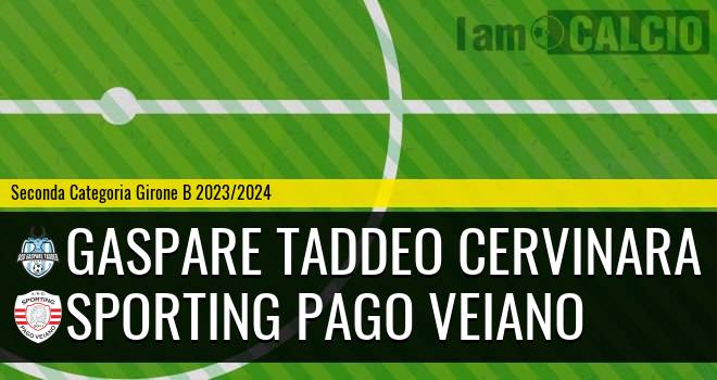 Gaspare Taddeo Cervinara - Sporting Pago Veiano