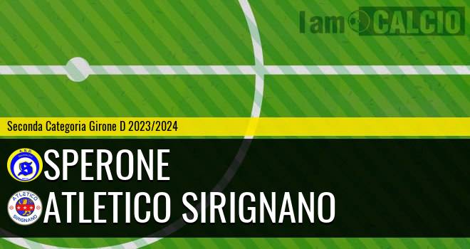 Sperone - Atletico Sirignano