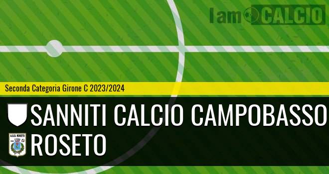 Sanniti Calcio Campobasso - Roseto