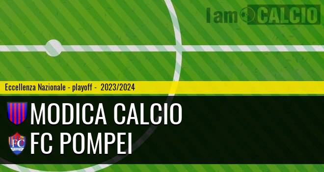 FC Pompei - Modica Calcio