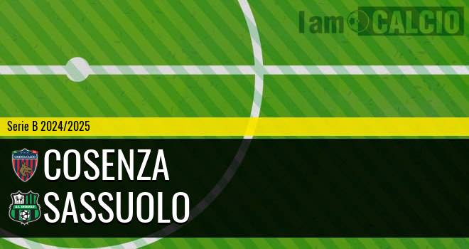 Cosenza - Sassuolo