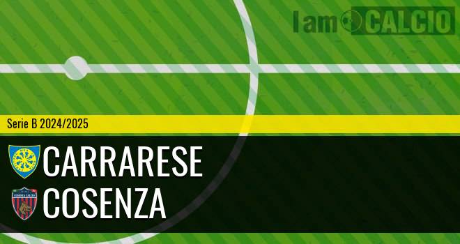 Carrarese - Cosenza