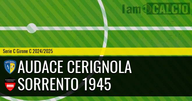 Audace Cerignola - Sorrento 1945