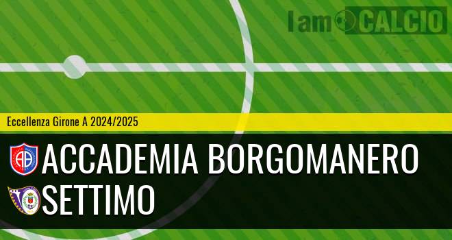 Accademia Borgomanero - Settimo