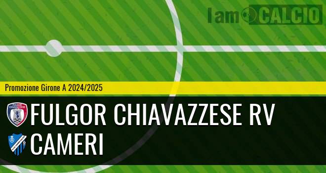 Fulgor Chiavazzese RV - Cameri