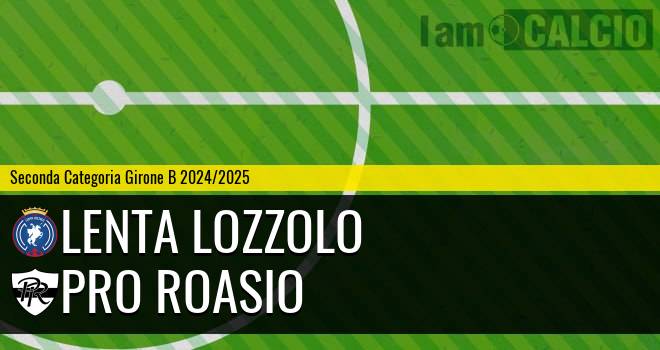 Lenta Lozzolo - Pro Roasio