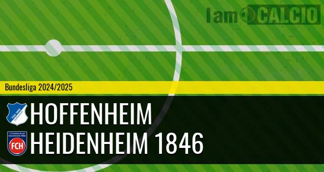 Hoffenheim - Heidenheim 1846