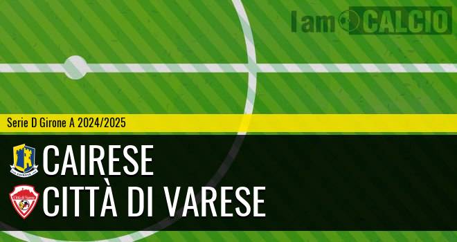 Cairese - Città di Varese