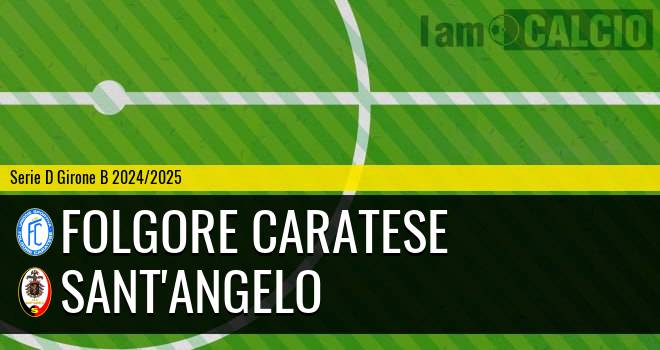 Folgore Caratese - Sant'Angelo