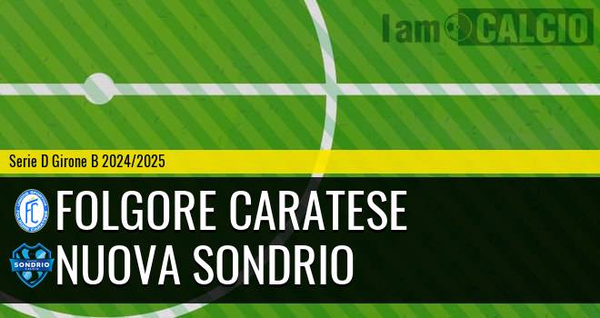 Folgore Caratese - Nuova Sondrio