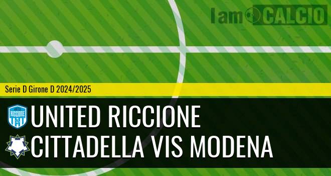 United Riccione - Cittadella Vis Modena