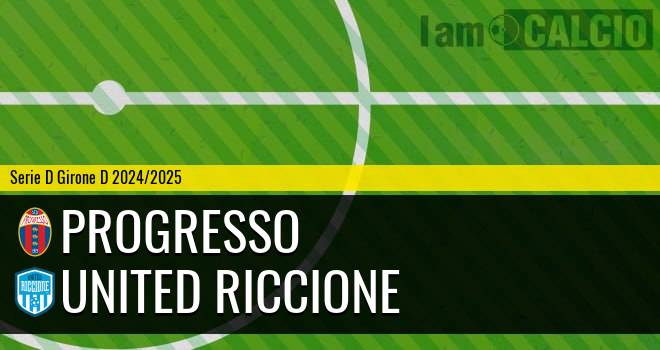 Progresso - United Riccione