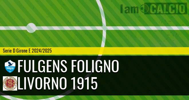 Fulgens Foligno - Livorno 1915