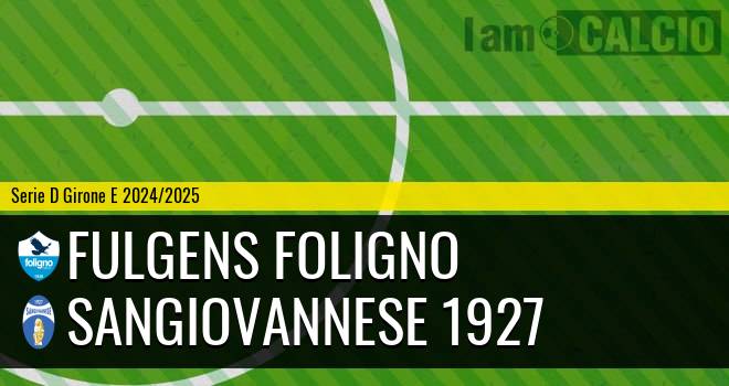 Fulgens Foligno - Sangiovannese 1927