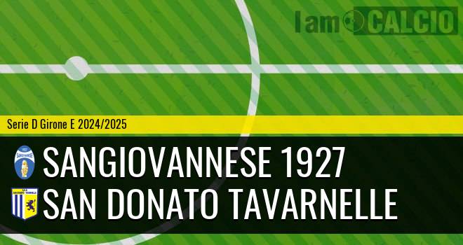 Sangiovannese 1927 - San Donato Tavarnelle