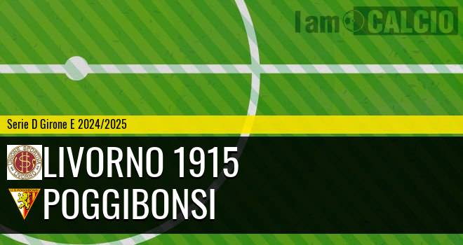 Livorno 1915 - Poggibonsi