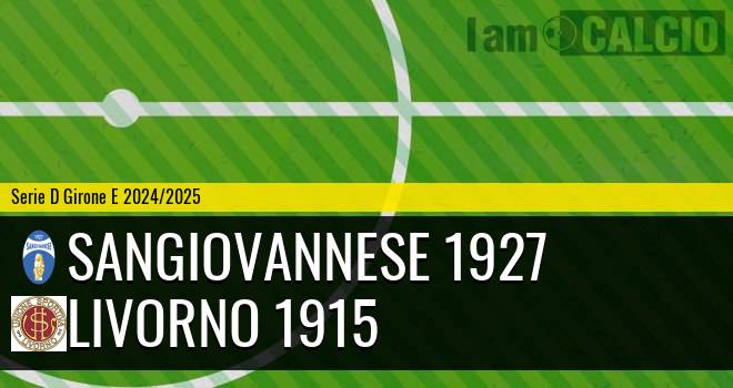 Sangiovannese 1927 - Livorno 1915