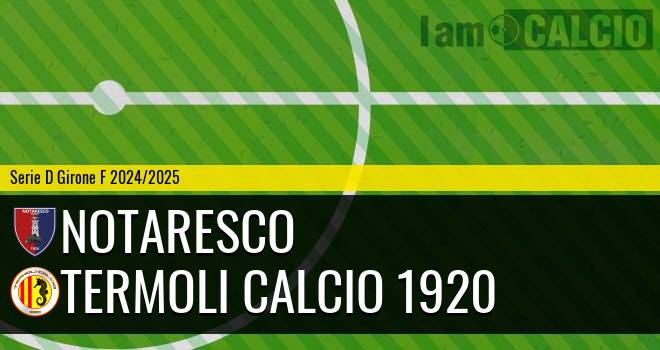 Notaresco - Termoli Calcio 1920